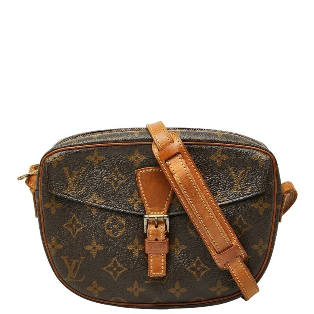Louis Vuitton Monogram Jeune Fille Crossbody Bag Brown Leather
